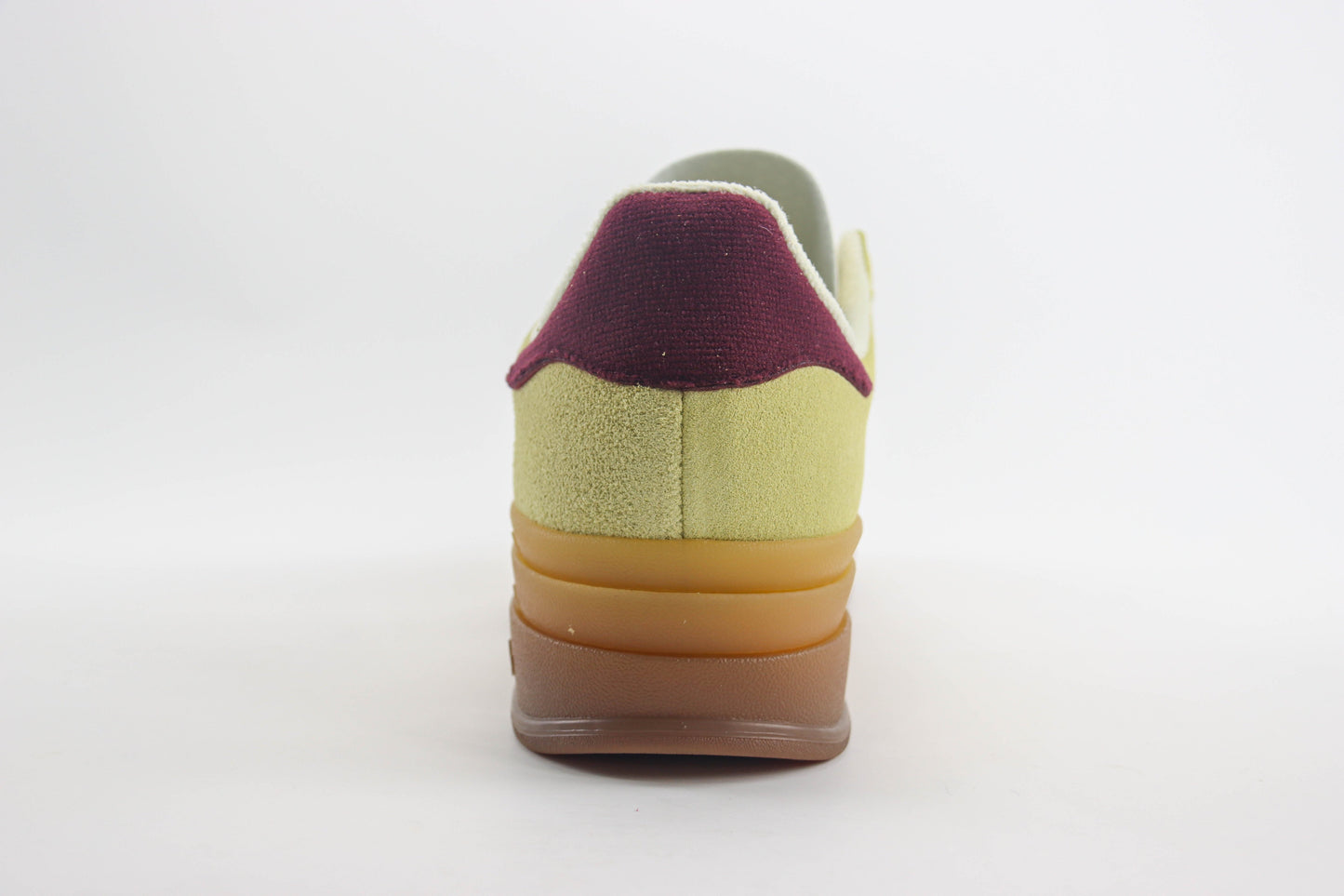 Adidas Gazelle Bold Almost Yellow Maroon