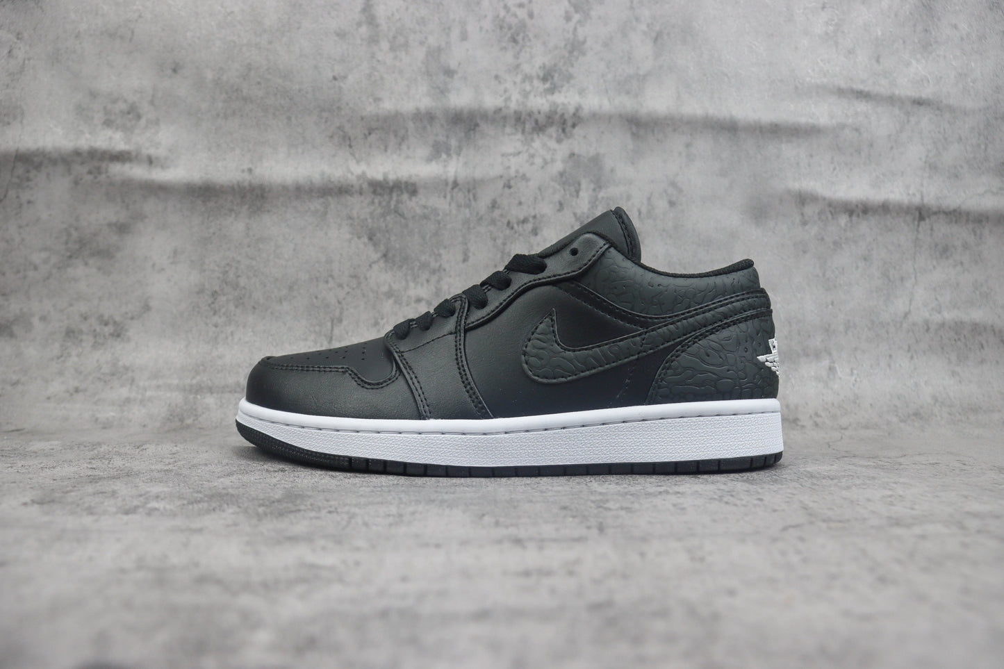 Air Jordan 1 Low Black Elephant