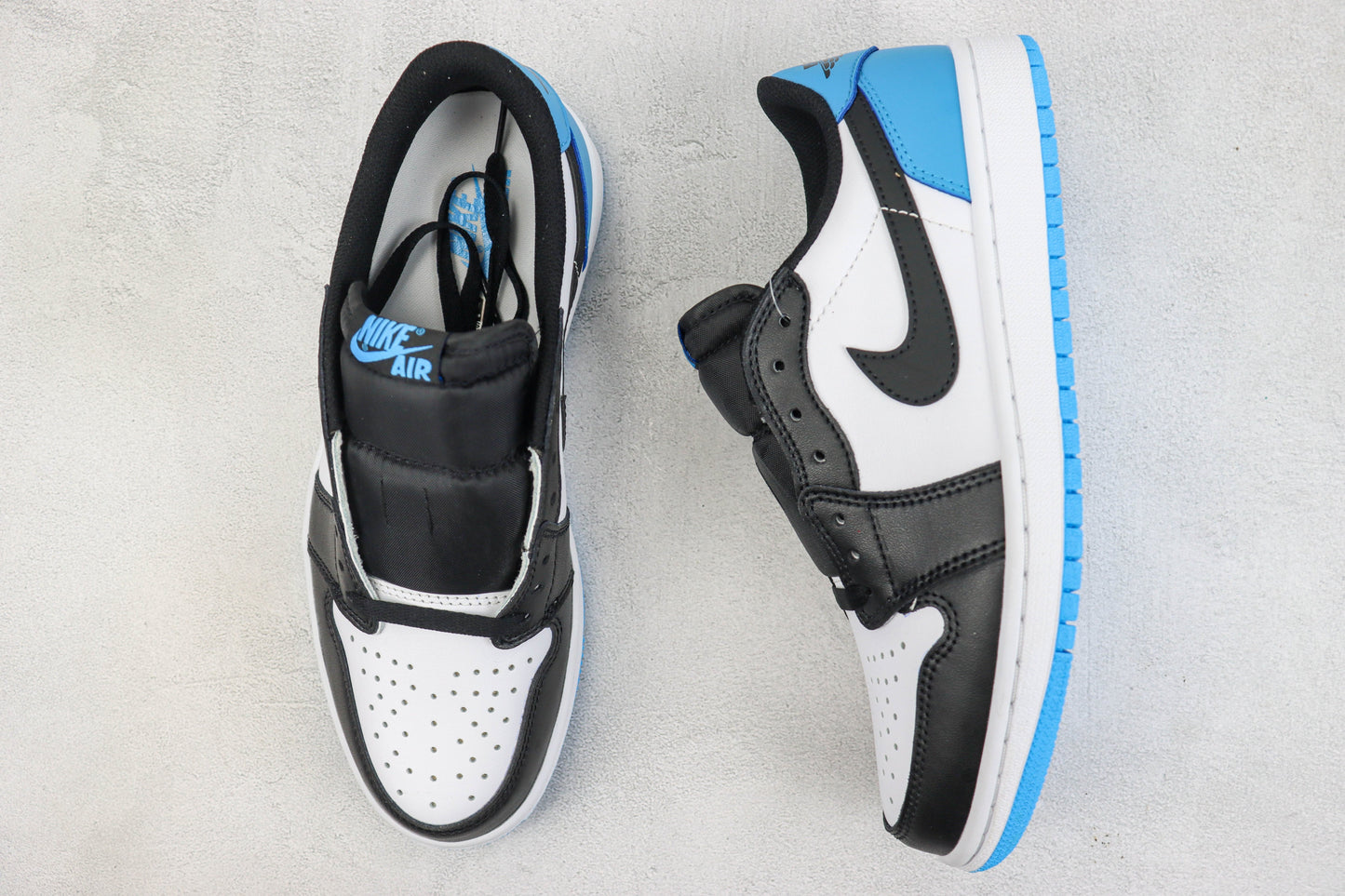 Air Jordan 1 Low Powder Blue/ Black Dark