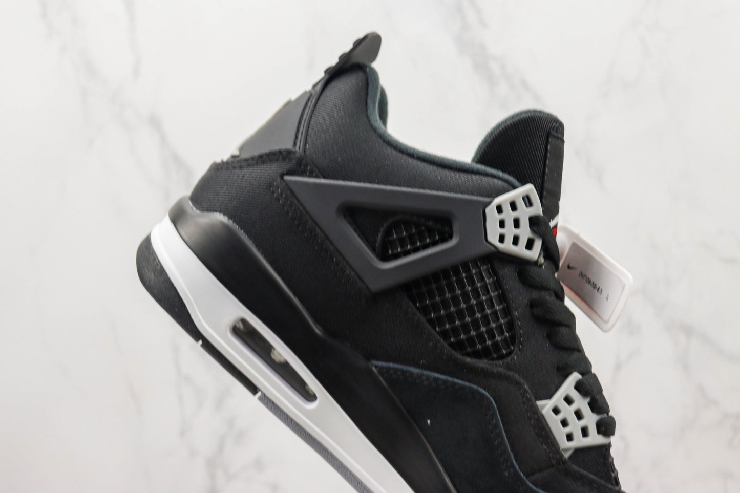 Air Jordan 4 Black Canvas