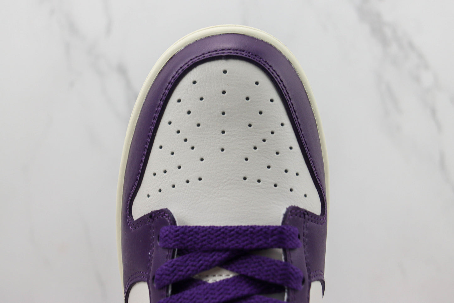 Nike Dunk Low Chenille Swoosh/Grand Purple