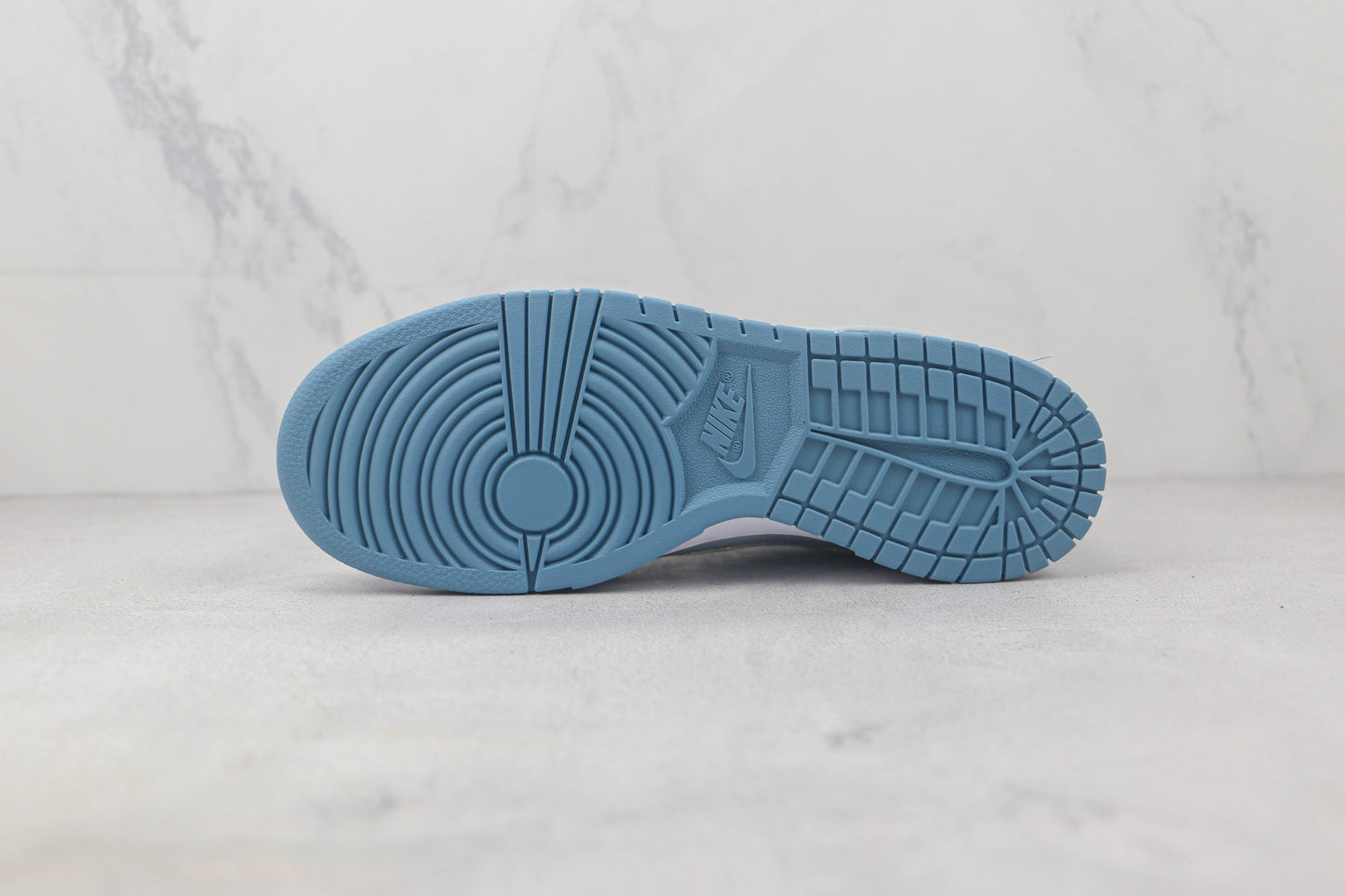Nike Dunk Low Clear Swoosh Blue