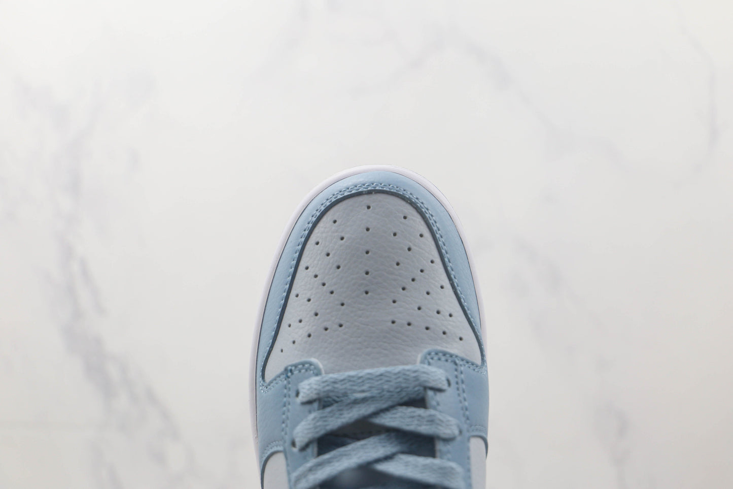 Nike Dunk Low Clear Swoosh Blue
