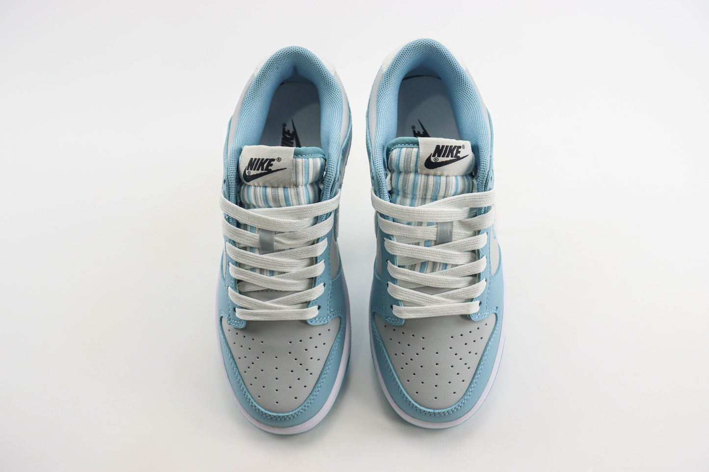 Nike Dunk Low Fleece Swoosh Light Blue