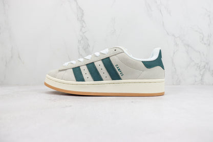 Adidas Campus 00s Crystal White Dark Green