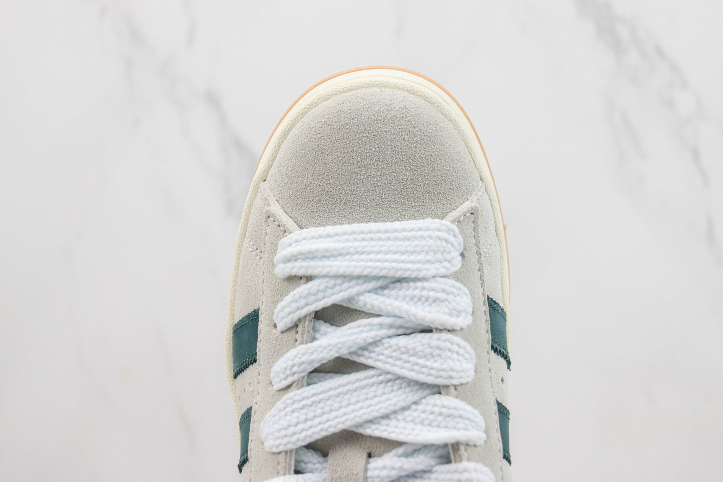 Adidas Campus 00s Crystal White Dark Green