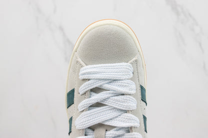 Adidas Campus 00s Crystal White Dark Green