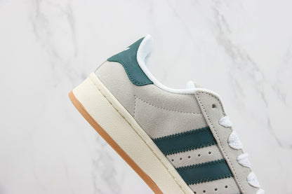 Adidas Campus 00s Crystal White Dark Green