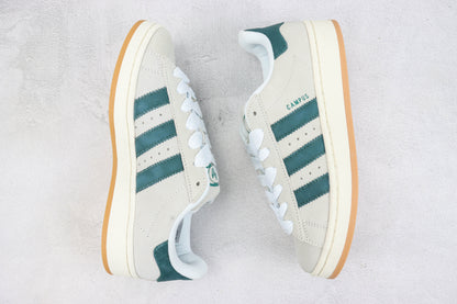Adidas Campus 00s Crystal White Dark Green