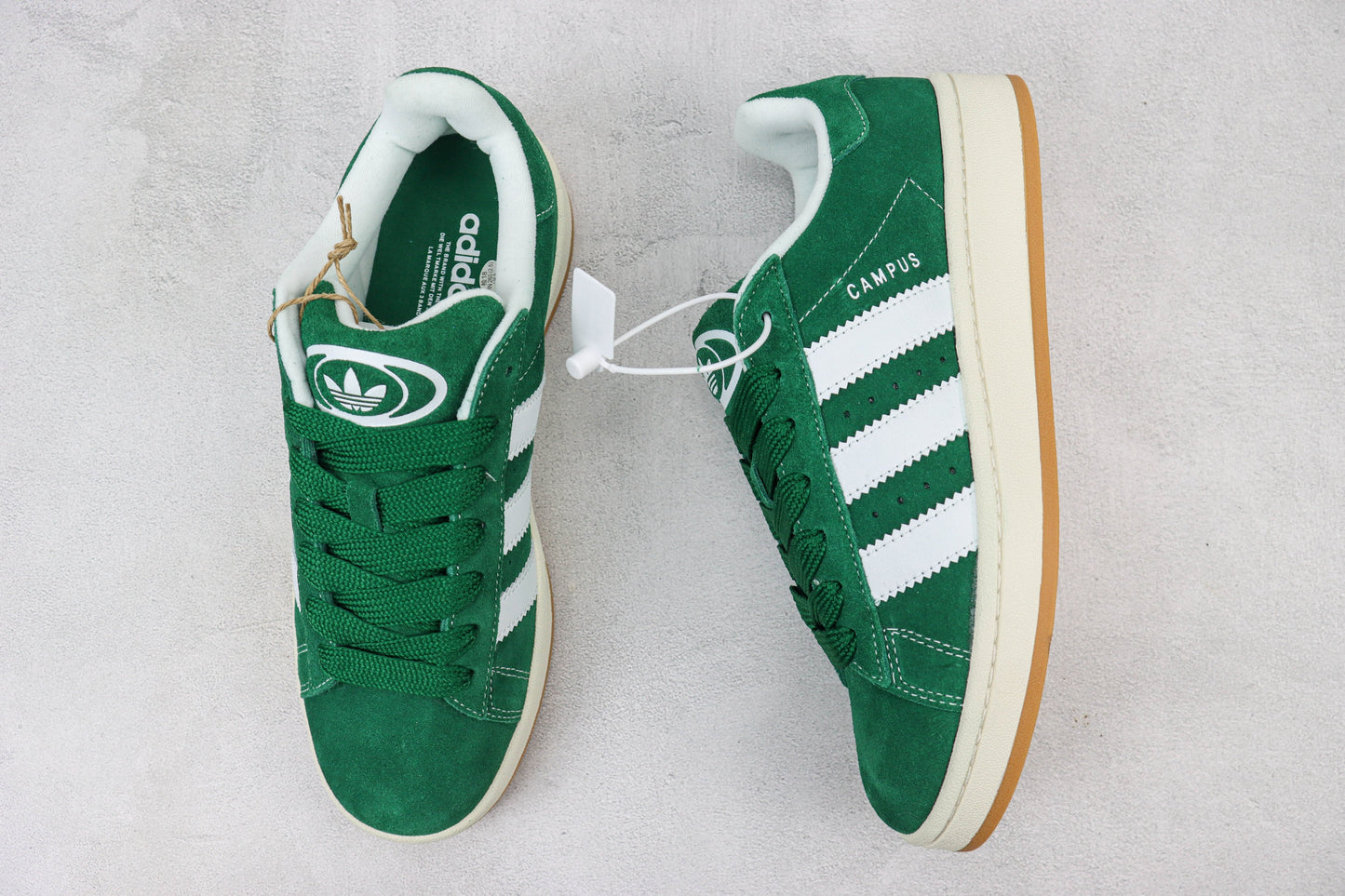 Adidas Campus 00s Dark Green Cloud White