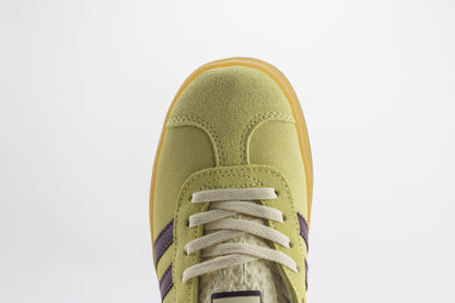 Adidas Gazelle Bold Almost Yellow Maroon
