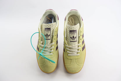 Adidas Gazelle Bold Almost Yellow Maroon