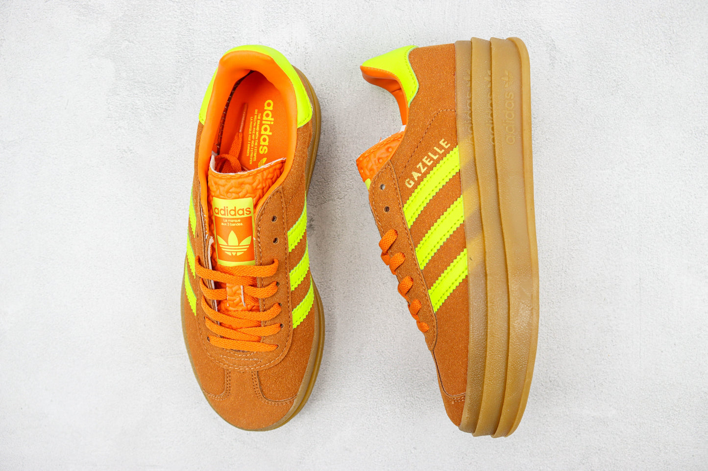 Adidas Gazelle Bold Solar Orange Solar Green