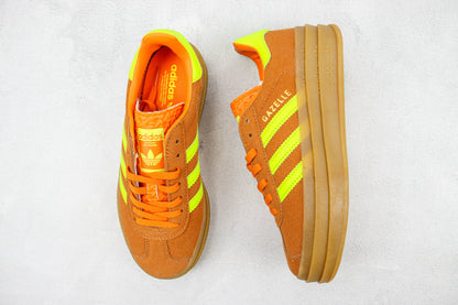 Adidas Gazelle Bold Solar Orange Solar Green