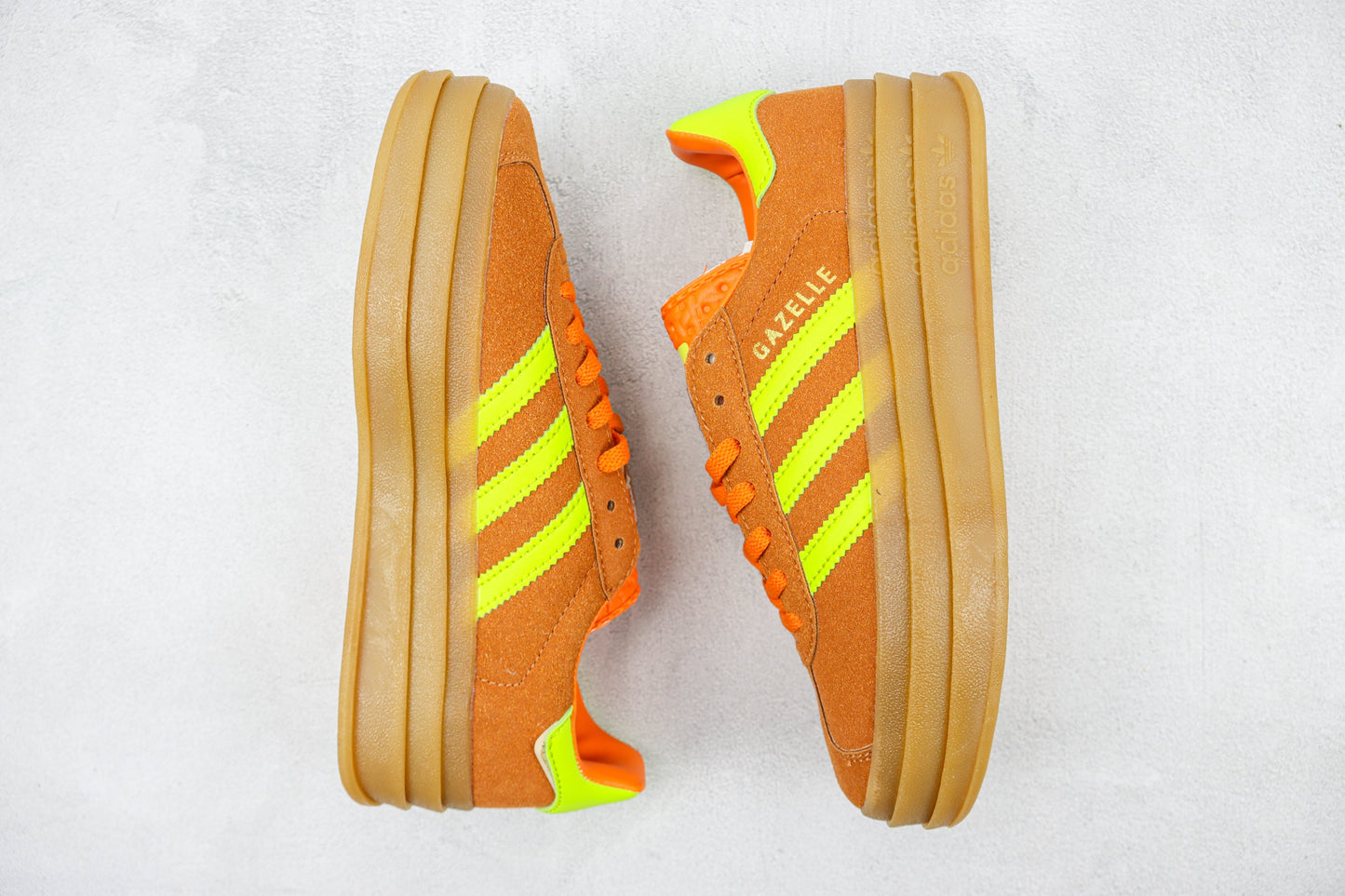 Adidas Gazelle Bold Solar Orange Solar Green