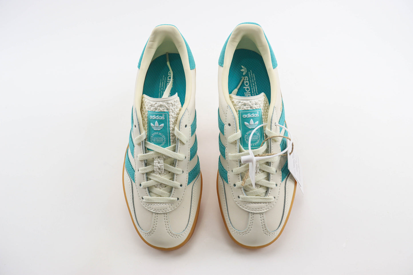 Adidas Gazelle Indoor Turquoise Chalk White