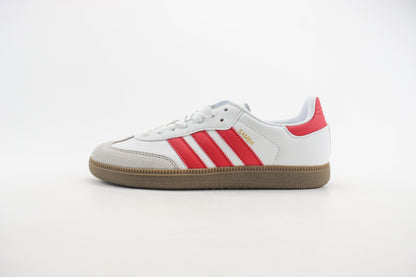 Adidas Samba White Scarlet
