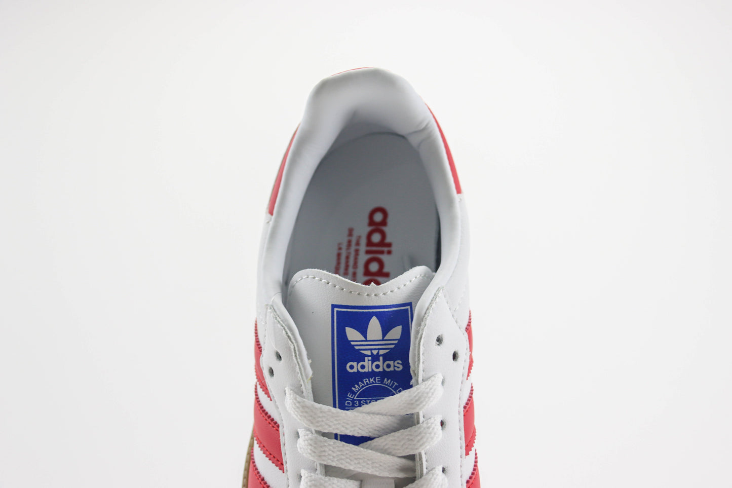 Adidas Samba White Scarlet
