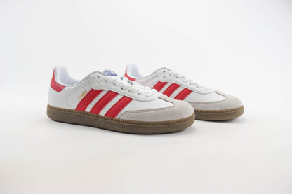 Adidas Samba White Scarlet
