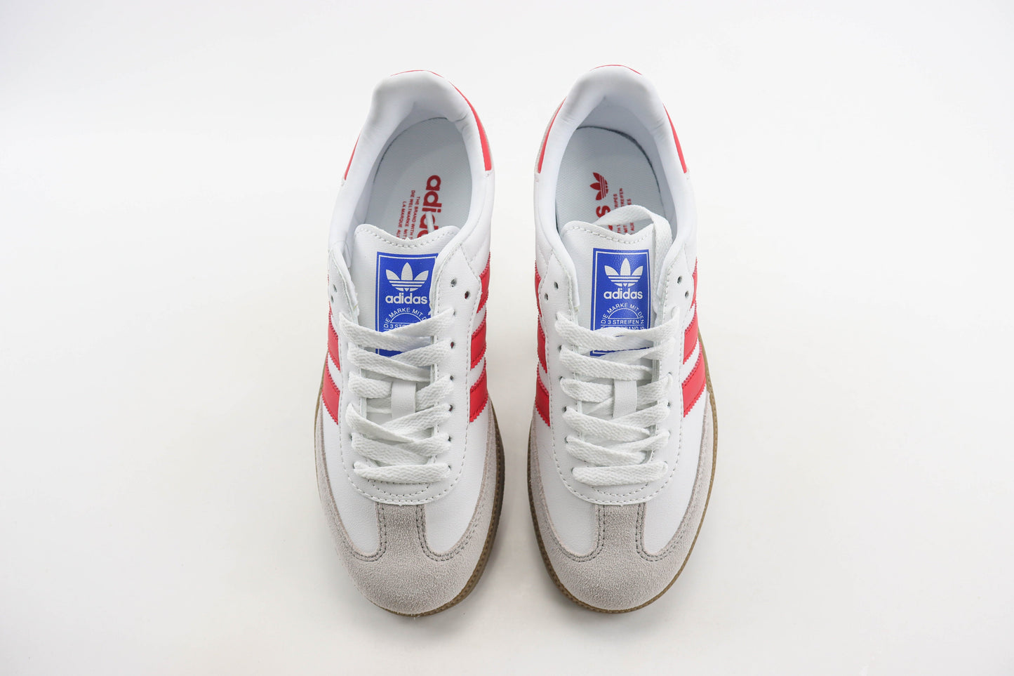Adidas Samba White Scarlet
