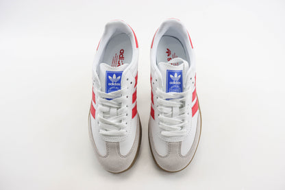 Adidas Samba White Scarlet