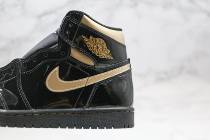 Air Jordan 1 High Black/Metallic Gold