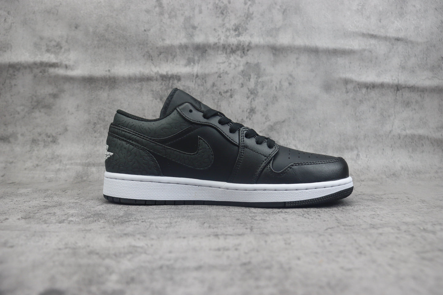 Air Jordan 1 Low Black Elephant