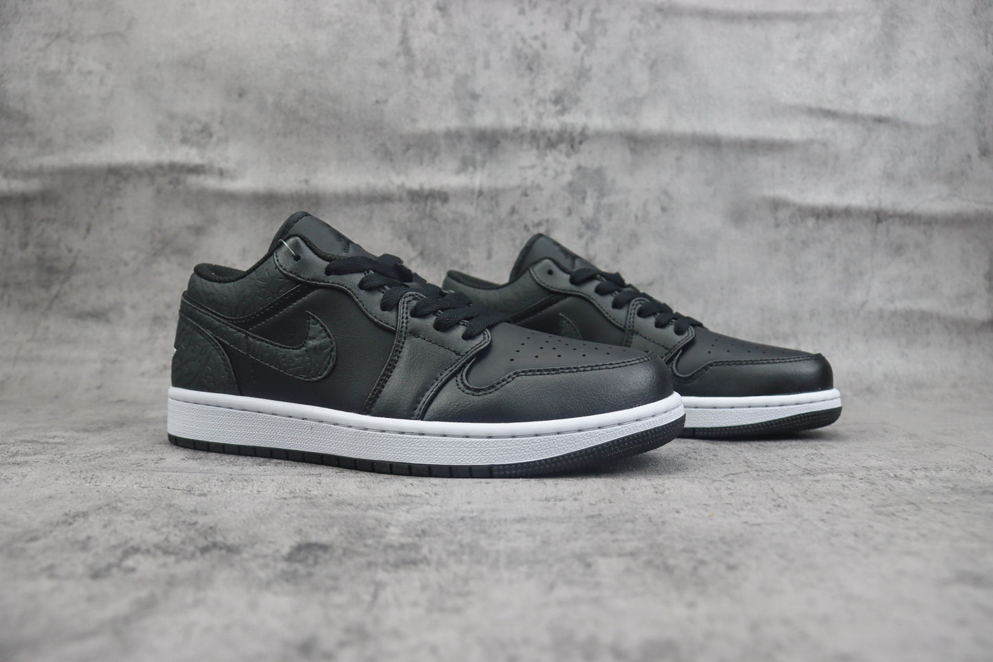Air Jordan 1 Low Black Elephant