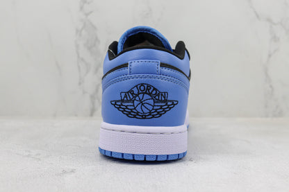 Air Jordan 1 Low Black University Blue