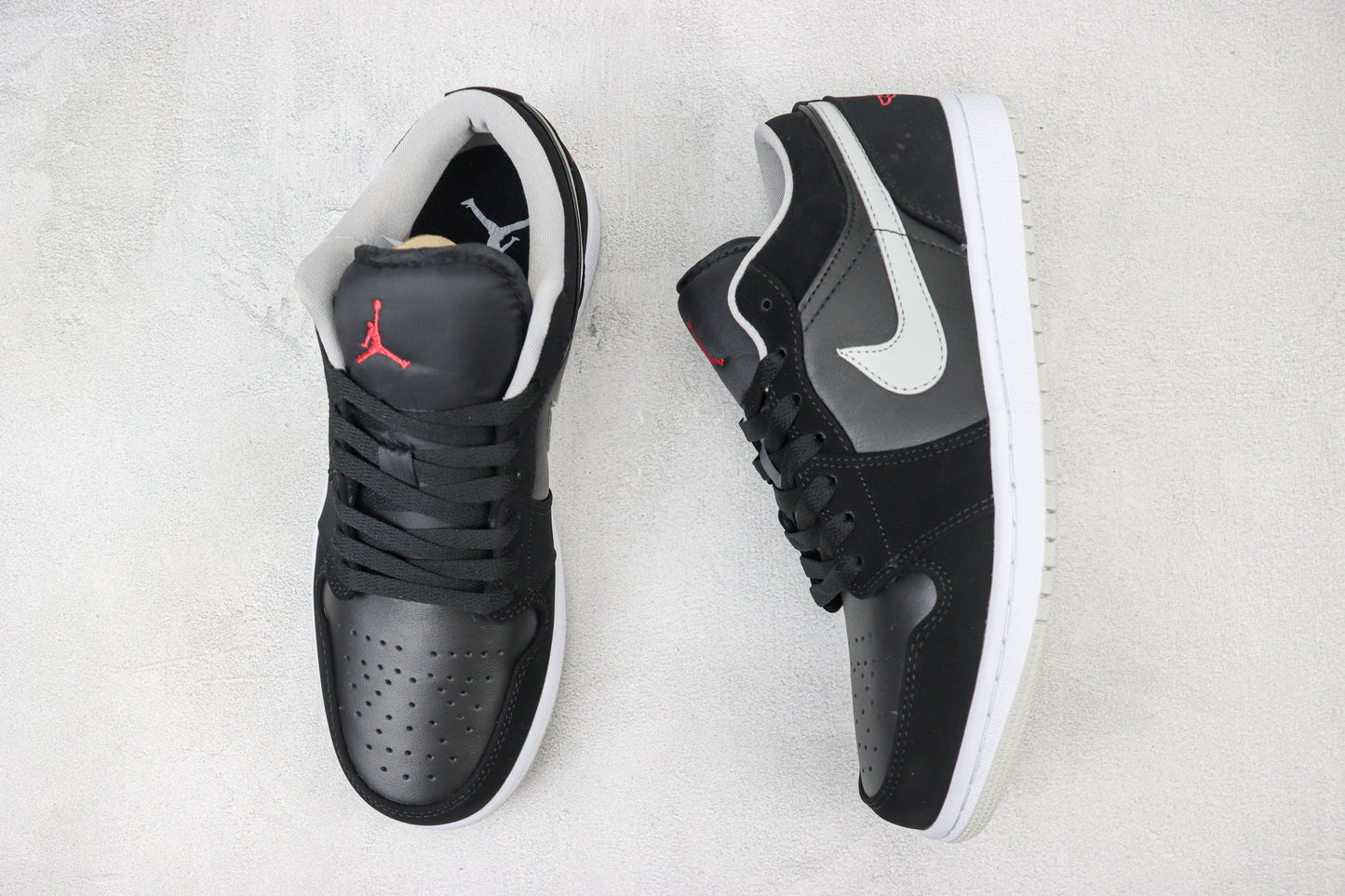 Air Jordan 1 Low Black Wolf Grey