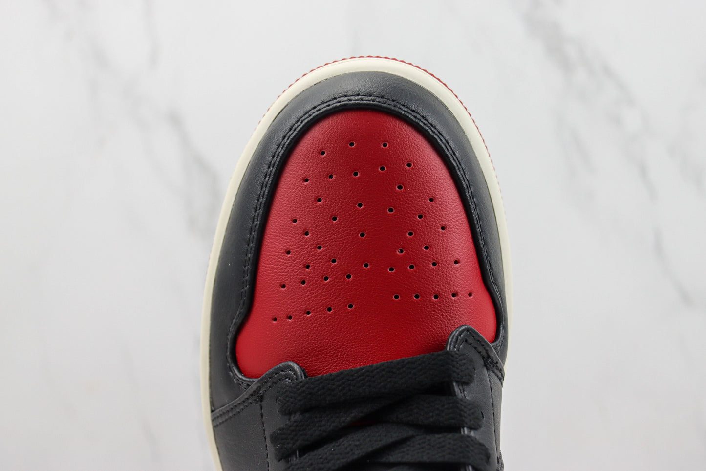 Air Jordan 1 Low Bred Sail Gym Red