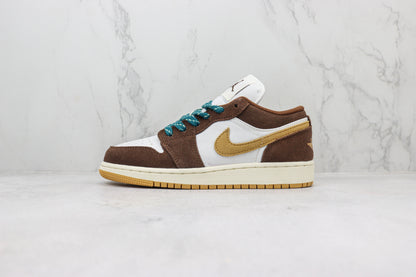 Air Jordan 1 Low Cacao Wow Geode Teal