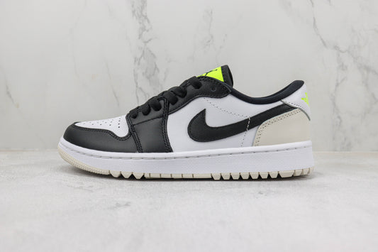Air Jordan 1 Low Golf Black Toe Volt