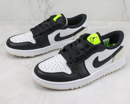 Air Jordan 1 Low Golf Black Toe Volt