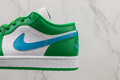 Air Jordan 1 Low Lucky Green Aquatone
