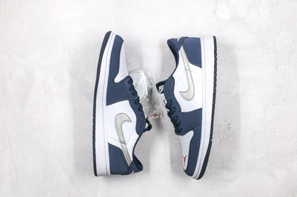 Air Jordan 1 Low Midnight Navy Ember Glow