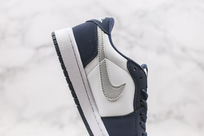 Air Jordan 1 Low Midnight Navy Ember Glow