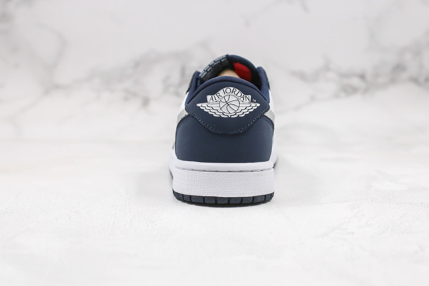 Air Jordan 1 Low Midnight Navy Ember Glow