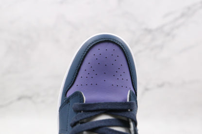 Air Jordan 1 Low Mismatched Purple Magenta