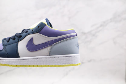 Air Jordan 1 Low Mismatched Purple Magenta