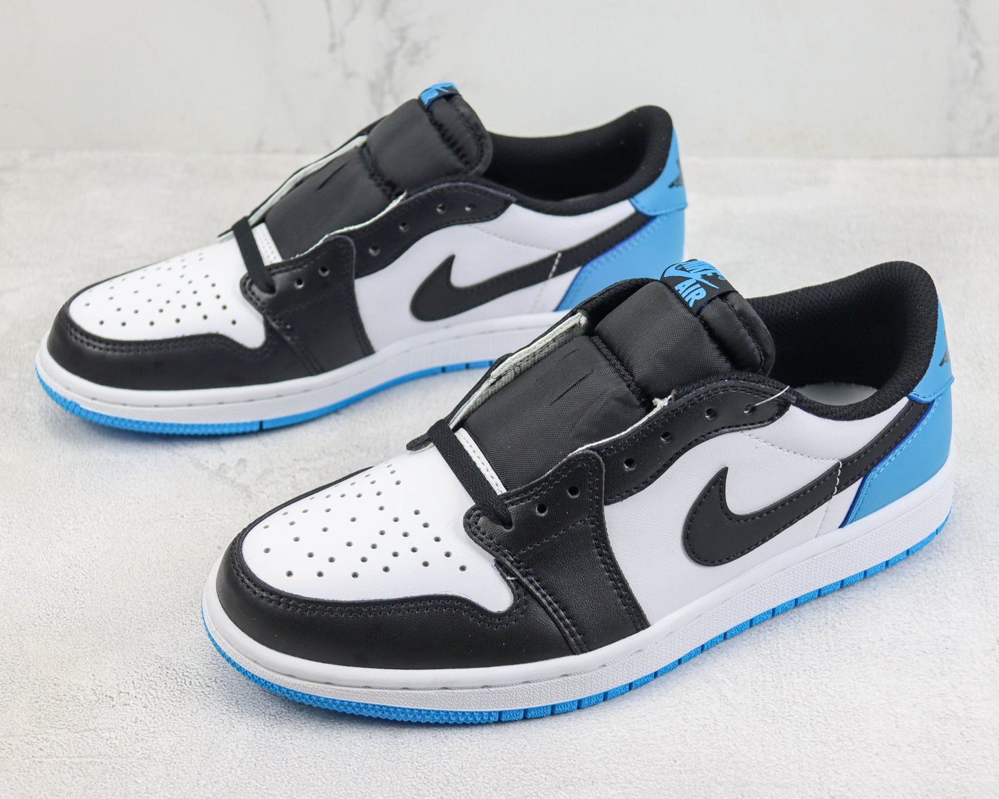 Air Jordan 1 Low Powder Blue/ Black Dark