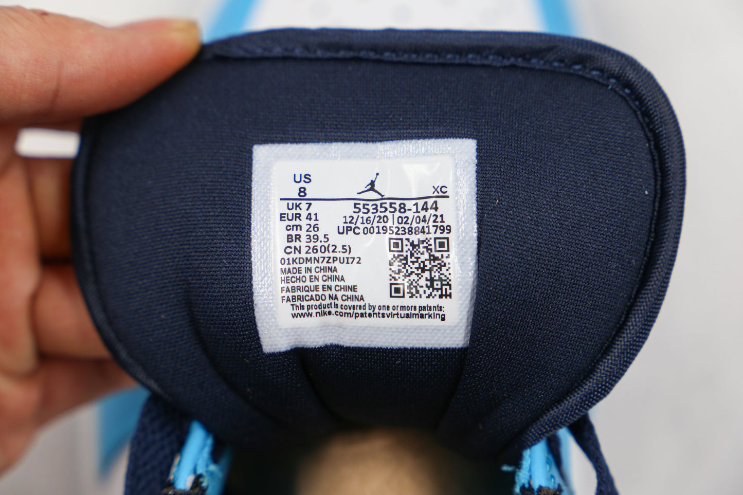 Air Jordan 1 Low UNC Obsidian