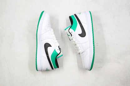Air Jordan 1 Low White Lucky Green