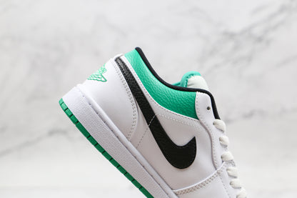 Air Jordan 1 Low White Lucky Green