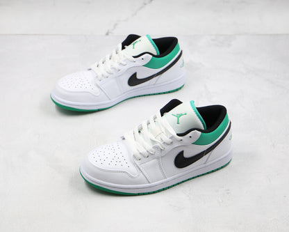 Air Jordan 1 Low White Lucky Green