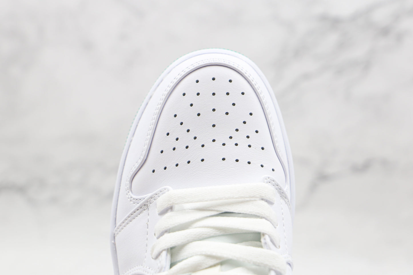 Air Jordan 1 Low White Lucky Green