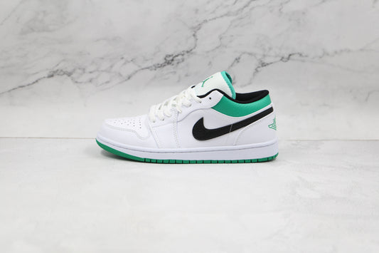 Air Jordan 1 Low White Lucky Green