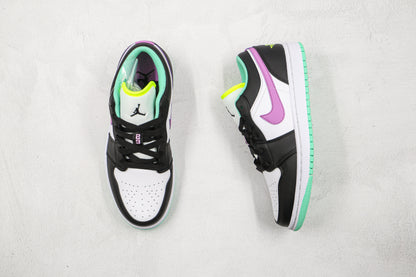 Air Jordan 1 Low White Violet Shock