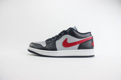 Air Jordan 1 Low Wolf Grey/Gym Red