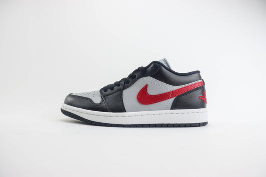 Air Jordan 1 Low Wolf Grey/Gym Red